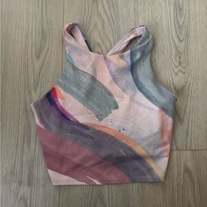 Colorful Abstract Crop Top